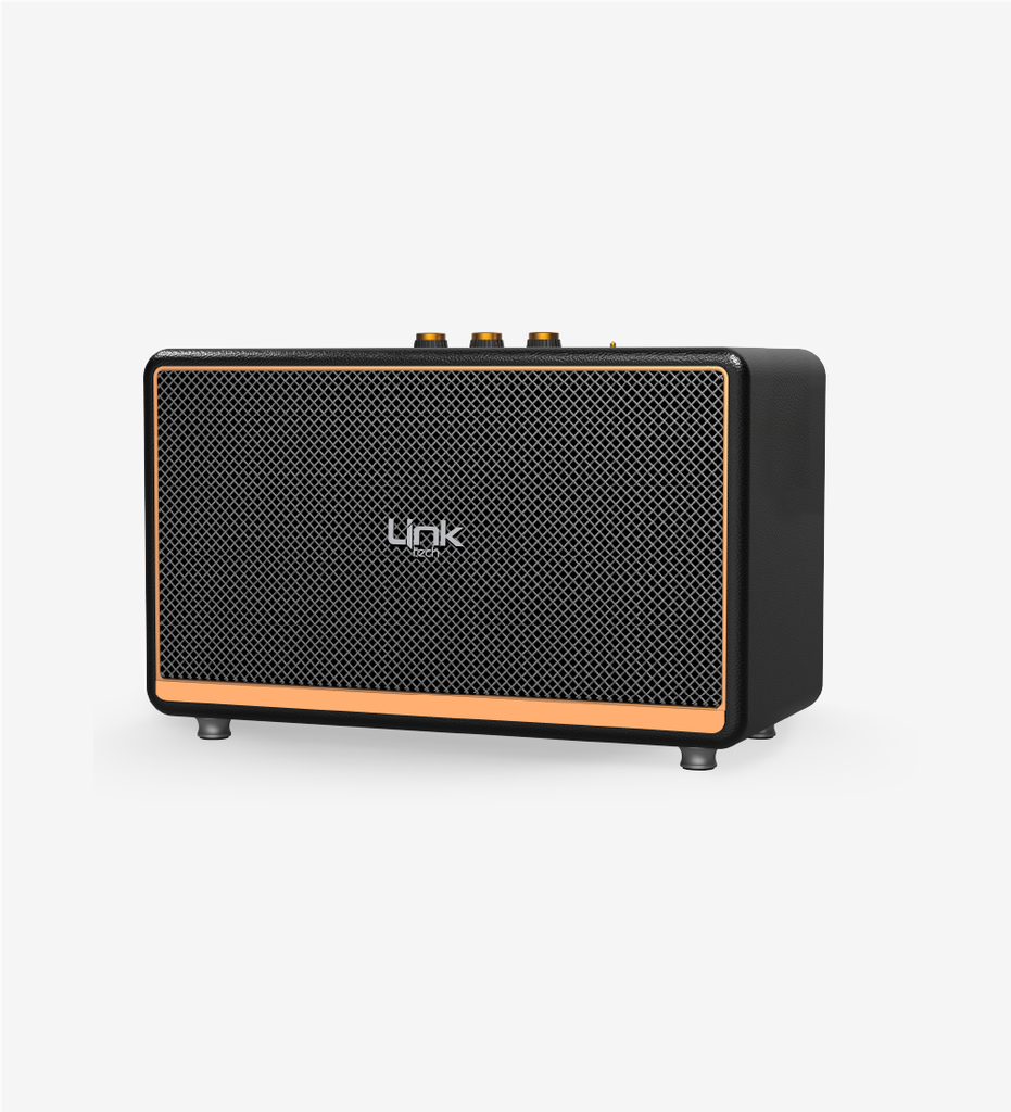 M408 Premium Mikrofonlu 100W Retro Bluetooth Hoparlör