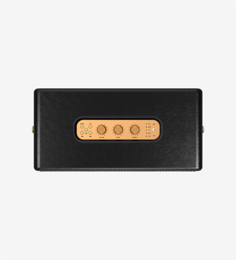 M408 Premium Mikrofonlu 100W Retro Bluetooth Hoparlör