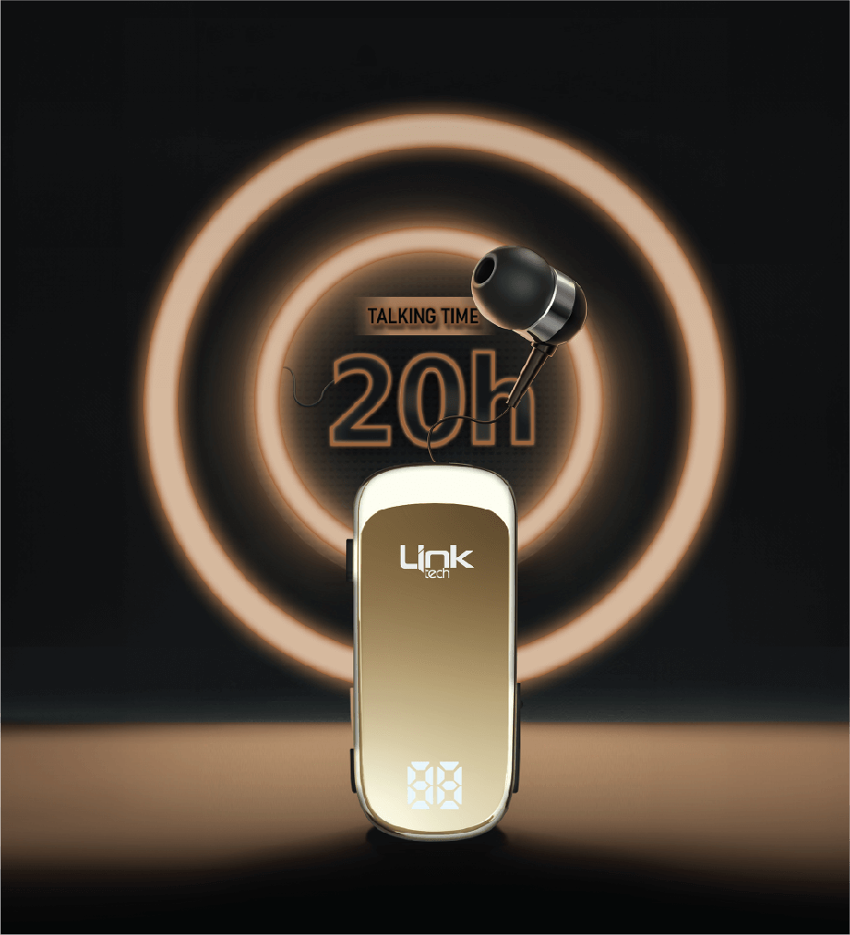 Linktech V81 Makaralı Led Göstergeli Titreşimli Bluetooth Kulaklık