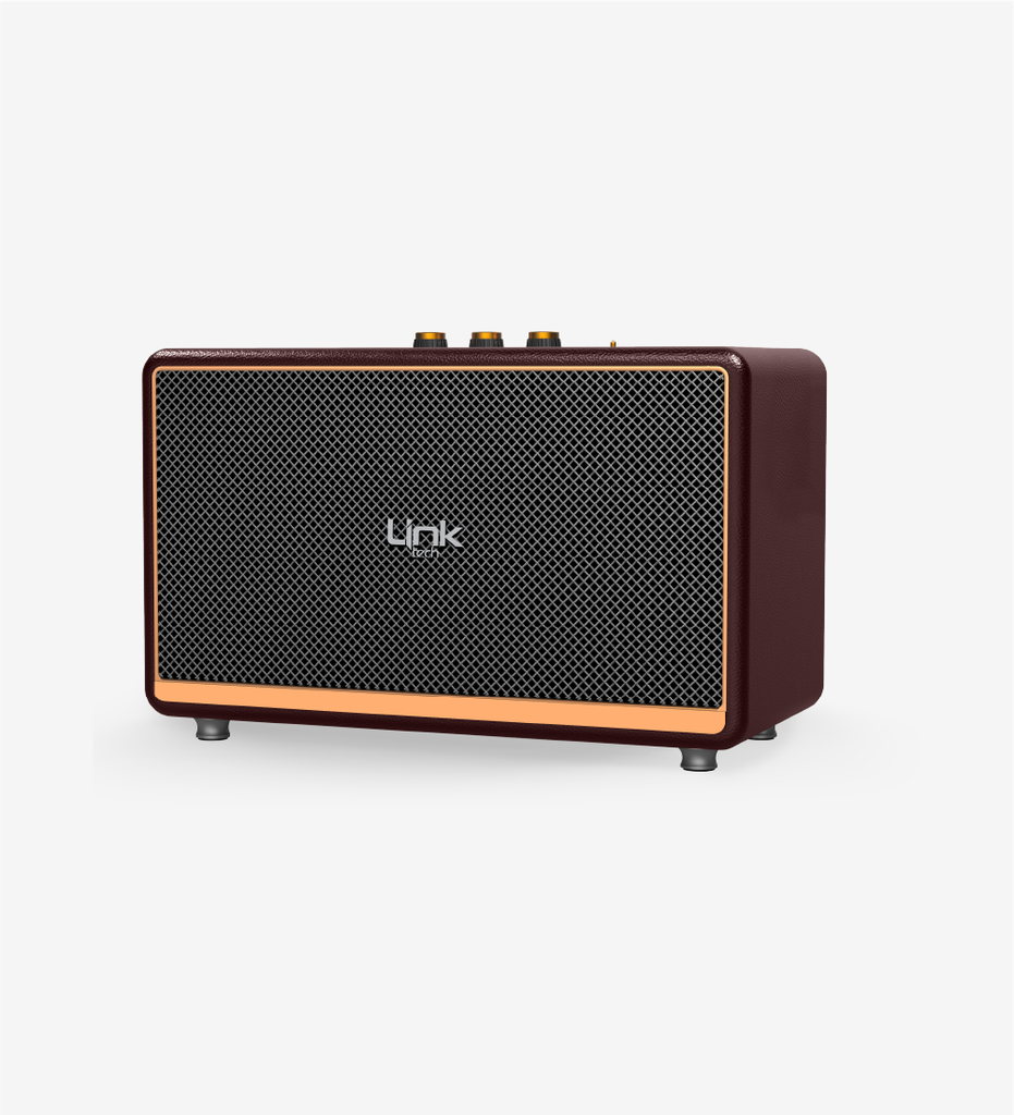 M408 Premium Mikrofonlu 100W Retro Bluetooth Hoparlör