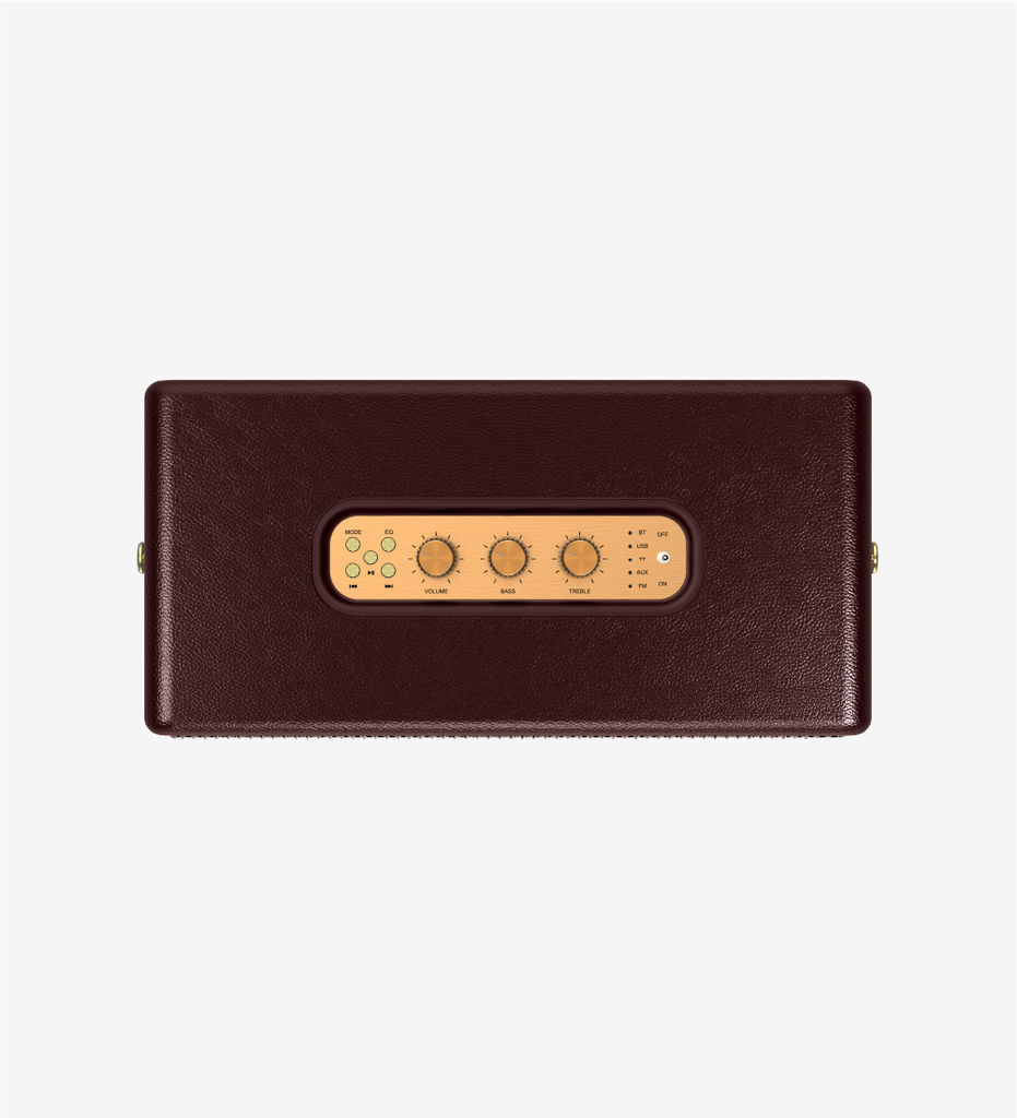 M408 Premium Mikrofonlu 100W Retro Bluetooth Hoparlör